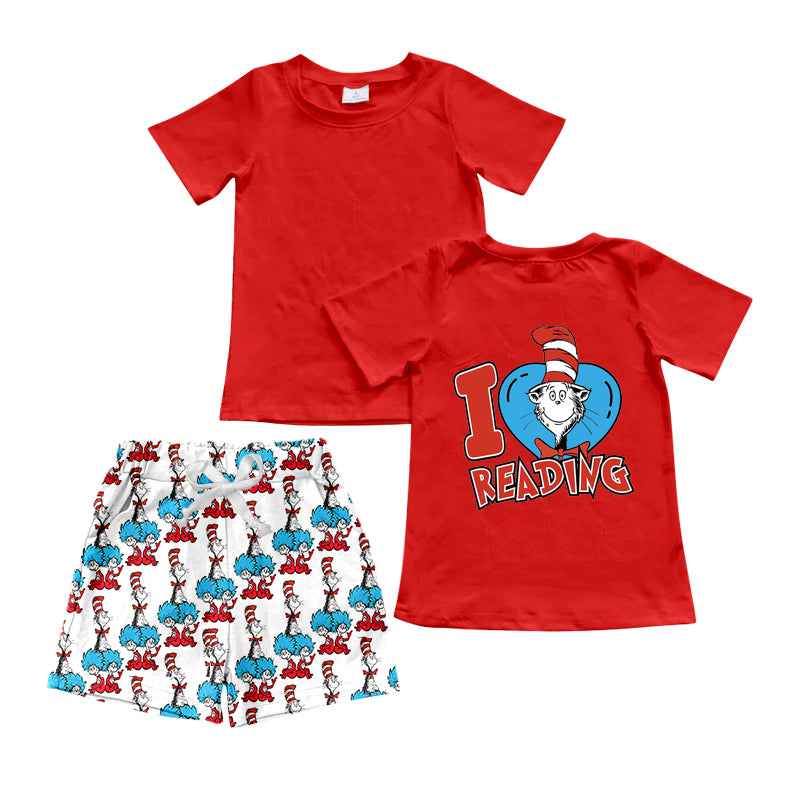 11.28 custom each style moq 5eta 4-6week Sibling Sister dr seuss baby girl short sleeve shorts sets 1 and sets 2 match design