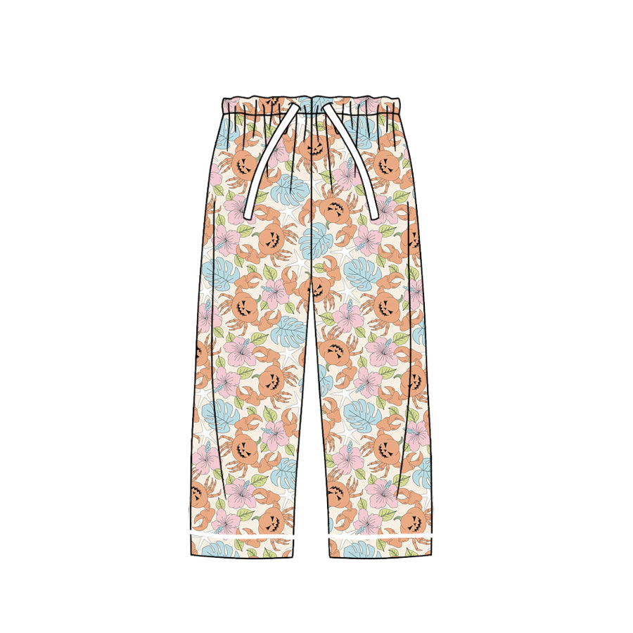 7.18 custom each style moq 5eta 4-6week adult clothes pumpkin crab orange adult man pants