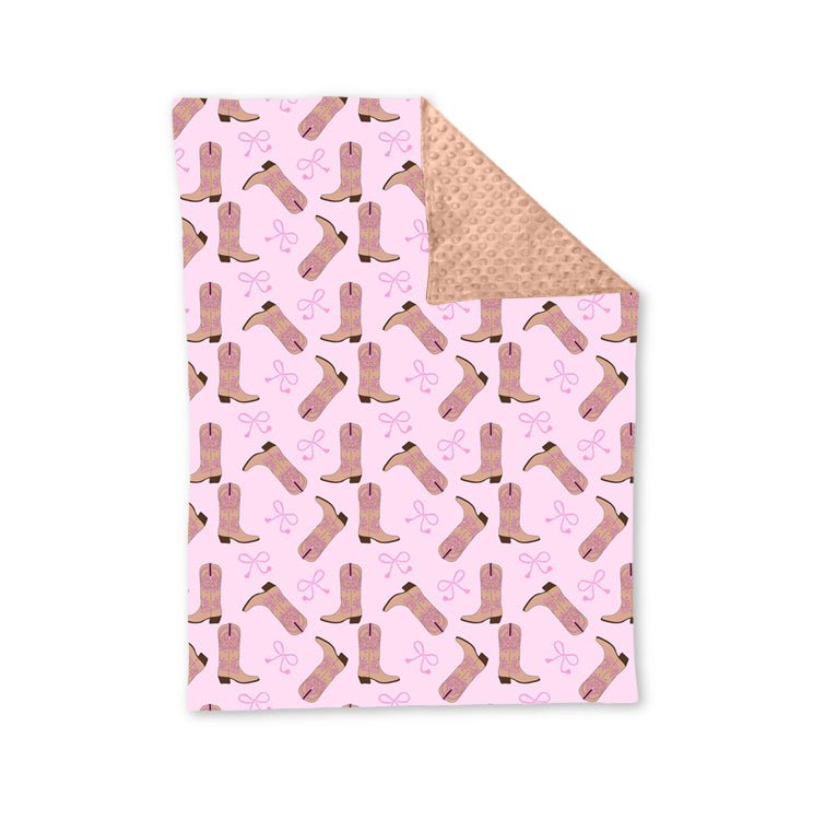9.2 custom each style moq 5 eta 4-6week baby blanket kids boots pink blanket design