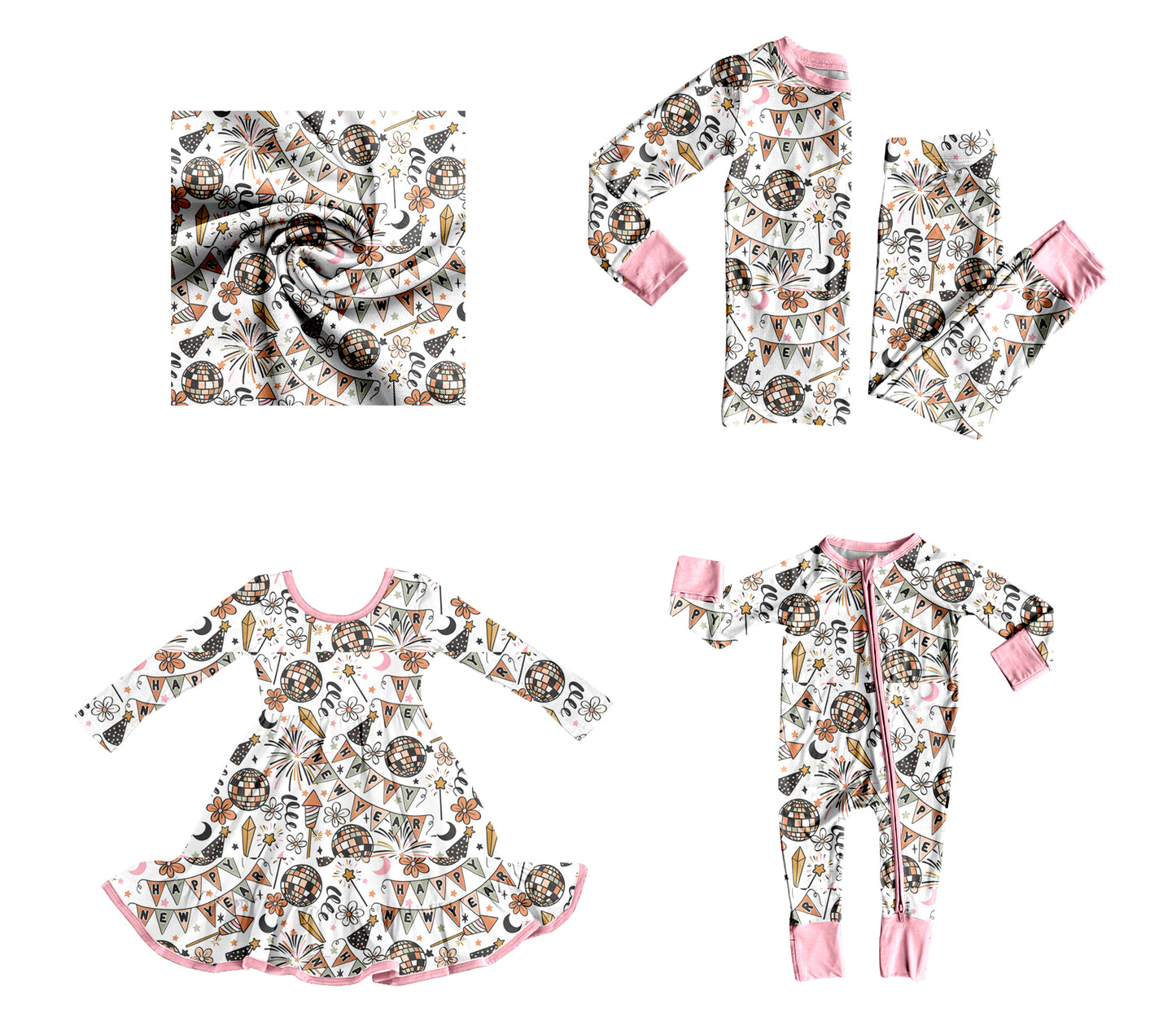25.8.25 custom each style moq 5eta 4-6week Sibling Sisters baby girl long sleeve pants sets and dress and rompers match family design