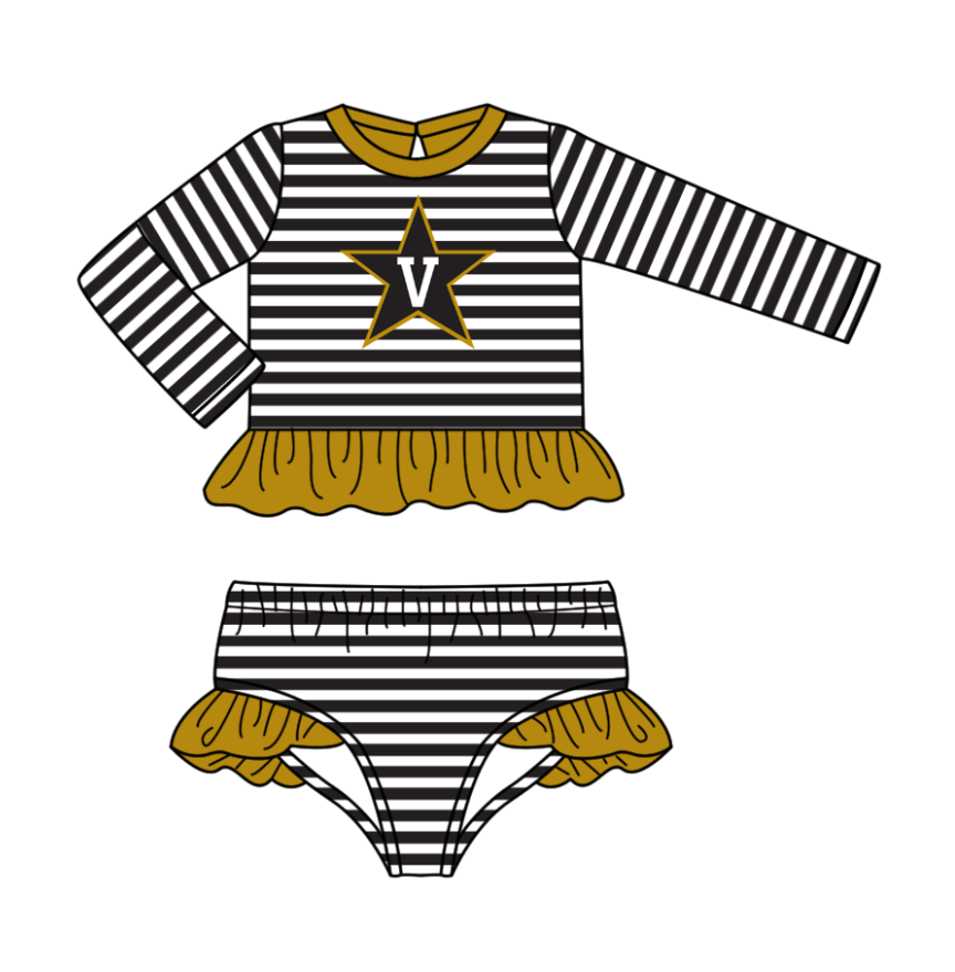 Custom moq 5 mix size milk silk summer teams baby girl boys clothes black short sleeve shorts sets and swimsuit and rompers series