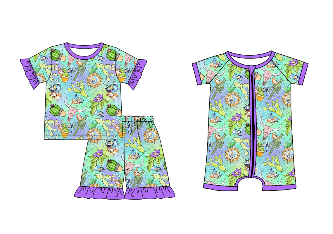 12.3 custom each style moq 5eta 4-6week Sibling Sister mardi gras baby girl short sleeve shorts sets and rompers match design