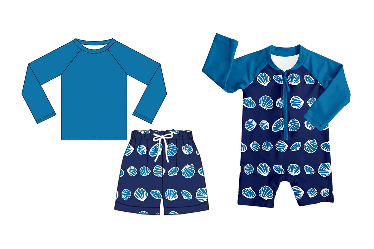 25.10.27 custom each style moq 5 eta 6-8 week Sibling Sister baby boy long sleeve shorts sets and boy rompers match family design