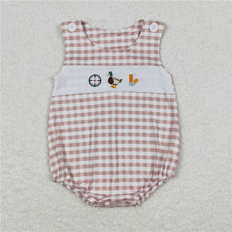 RTS Boys and girls Embroidered Short Sleeve Shorts sets dress rompers