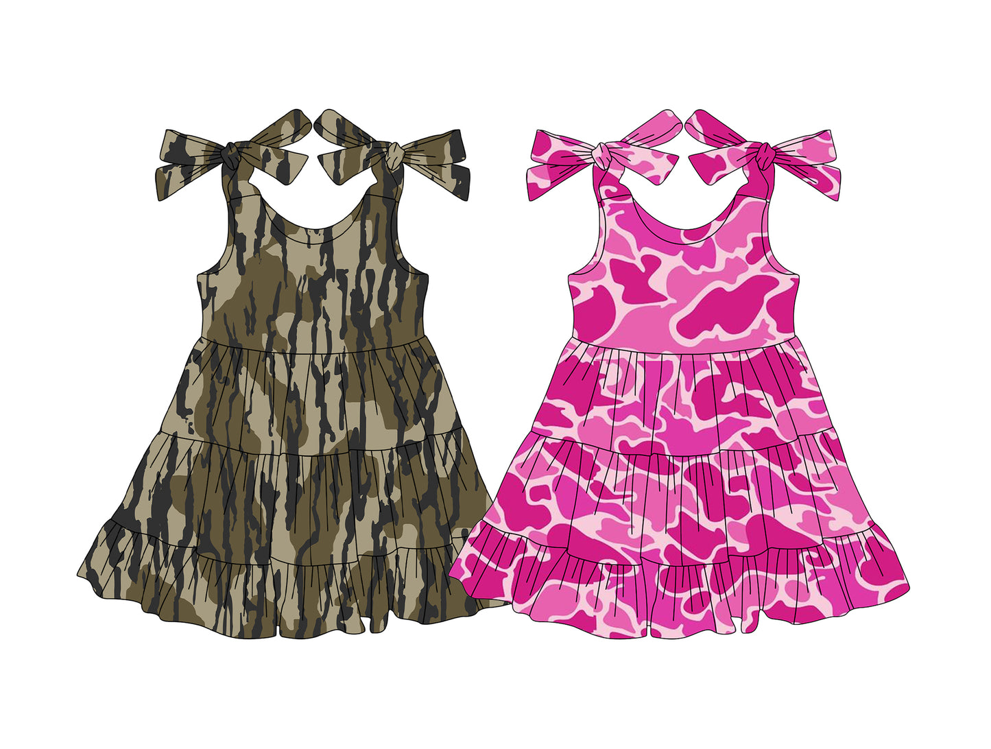 3.4 custom each style moq 5eta 4-6week Sibling Sister baby girls short sleeve dress and dress 5 match design