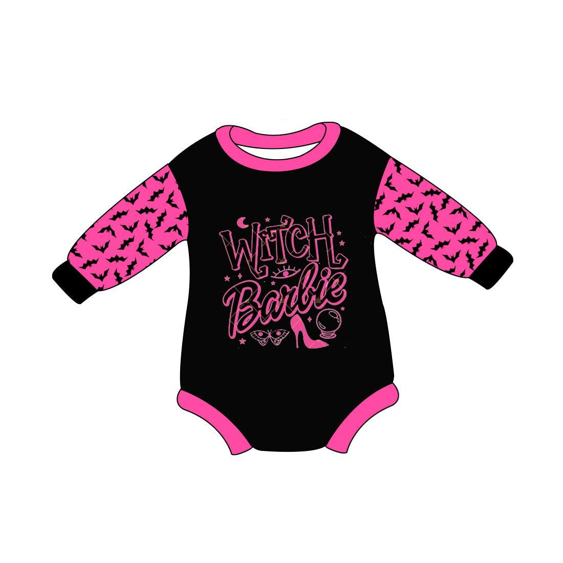 7.31 custom each style moq 5eta 4-6week baby girls cloths black and rose red long sleeve rompers