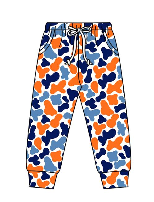 Custom moq 5 each style eta 6-7weeks baby boy clothes camouflage long sleeve pants sets and top and pants-25.8.5