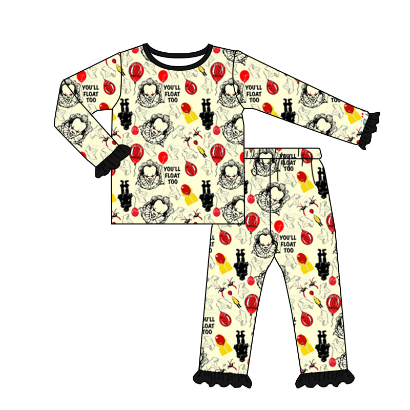 5.22 custom each style moq 5eta 4-5week Sibling Sister ghost girls outfits and baby romper match family design