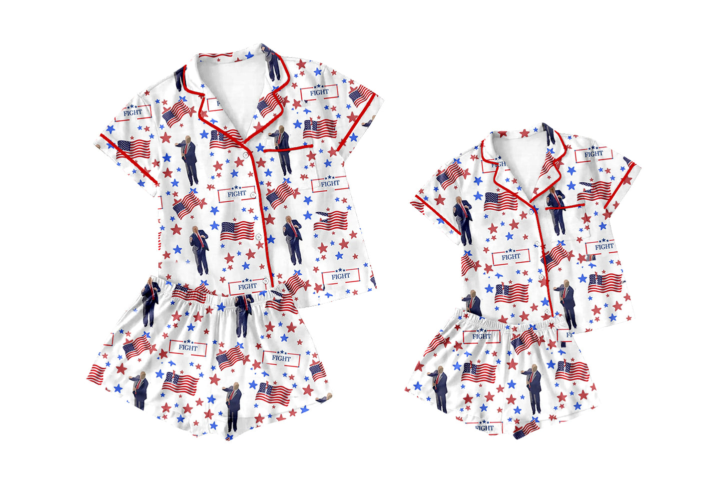 11.11 custom each style moq 5eta 4-6week Sibling Sister baby girl short sleeve shorts sets and adult sets match design