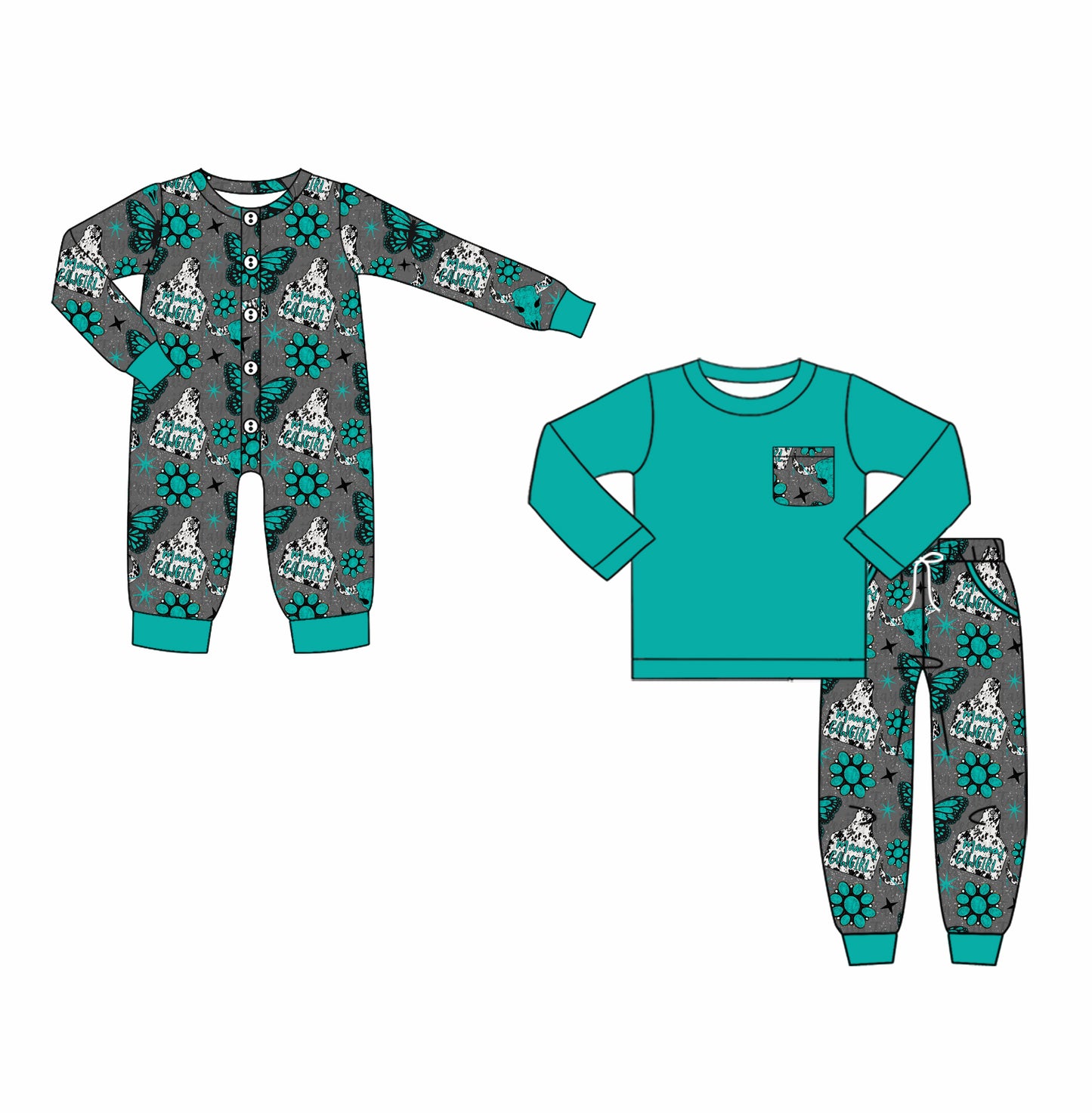25.6.11 custom each style moq 5eta 4-6week Sibling Sisters baby boy long sleeve pants sets and rompers match family design