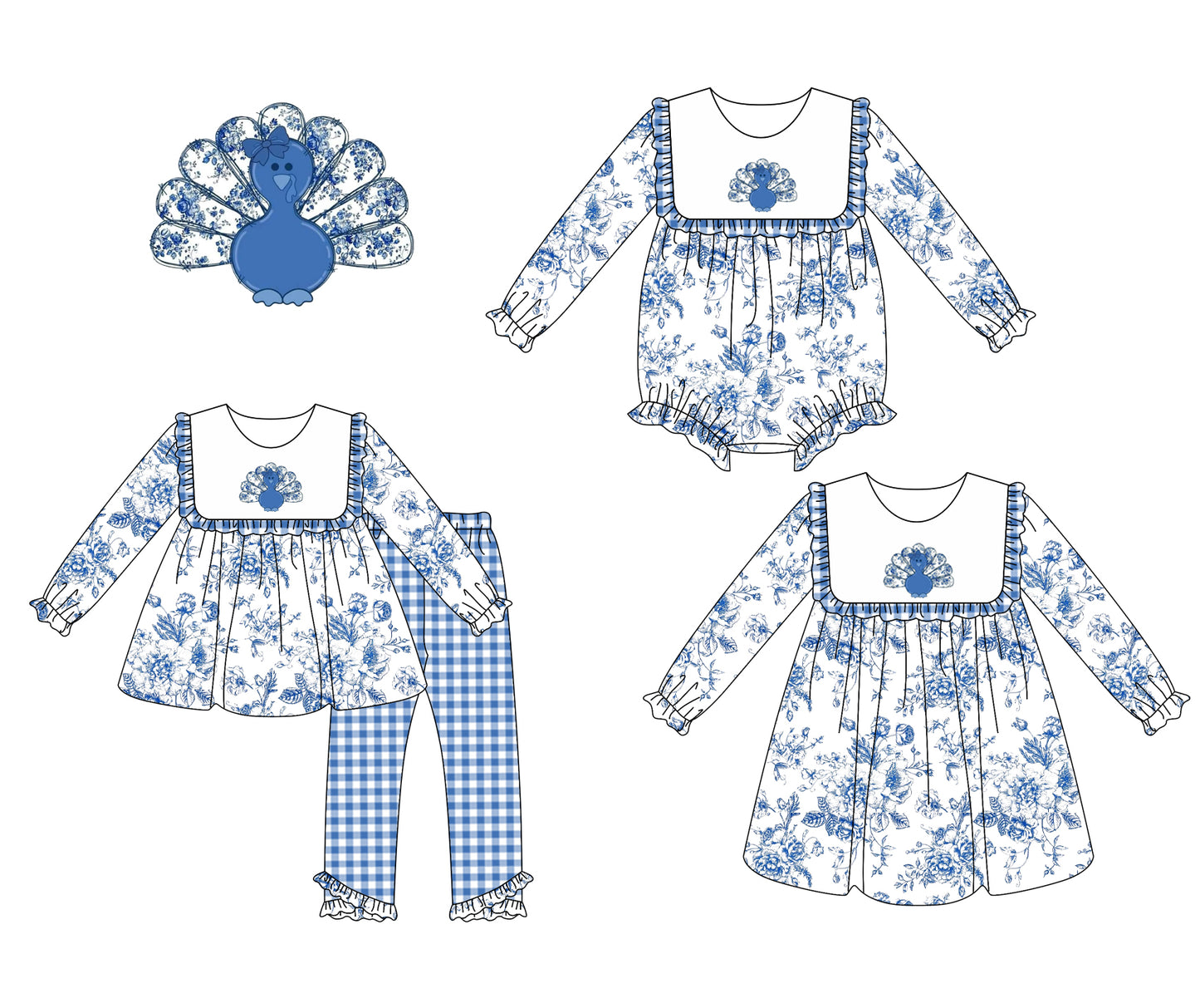 25.6.21 custom each style moq 5eta 4-6week Sibling Sisters turkey baby girl long sleeve pants sets and dress and rompers match family design