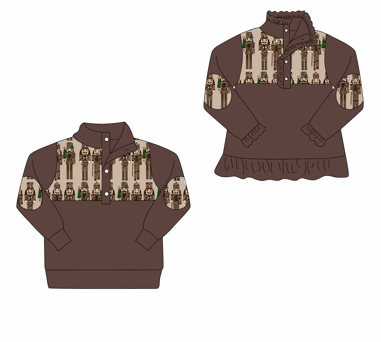 25.8.27 custom each style moq 5eta 4-6week Sibling Sister Christmas baby boy long sleeve top 2