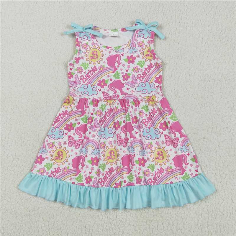 Cute Clothes GSD2463 Baby girl's pink sleeveless summer dress