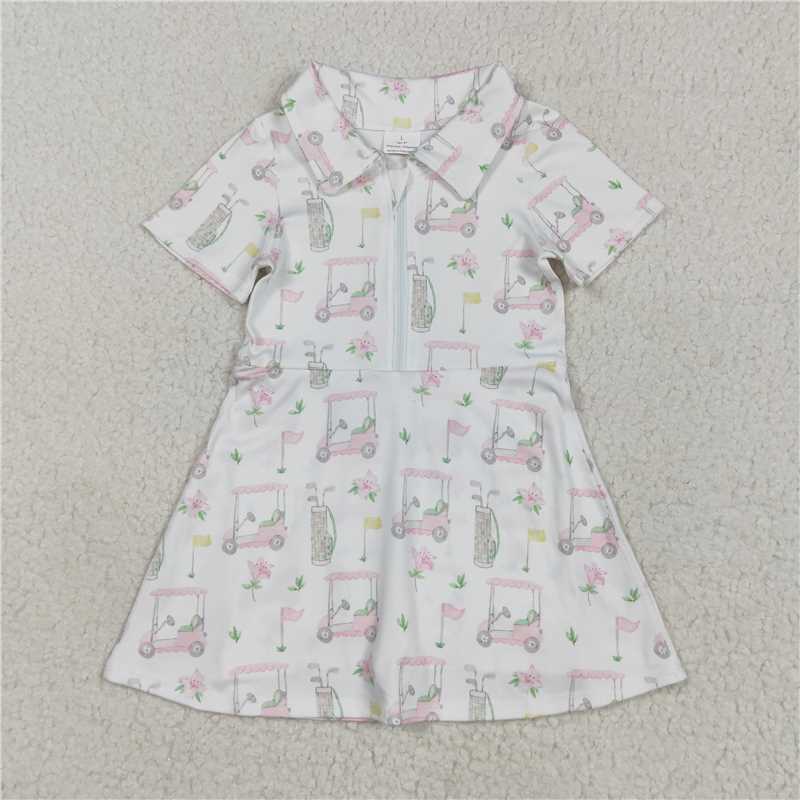 RTS NO MOQ Sibling baby girls clothes Blue bow pattern flower pink flying sleeves culottes set and yoga dress