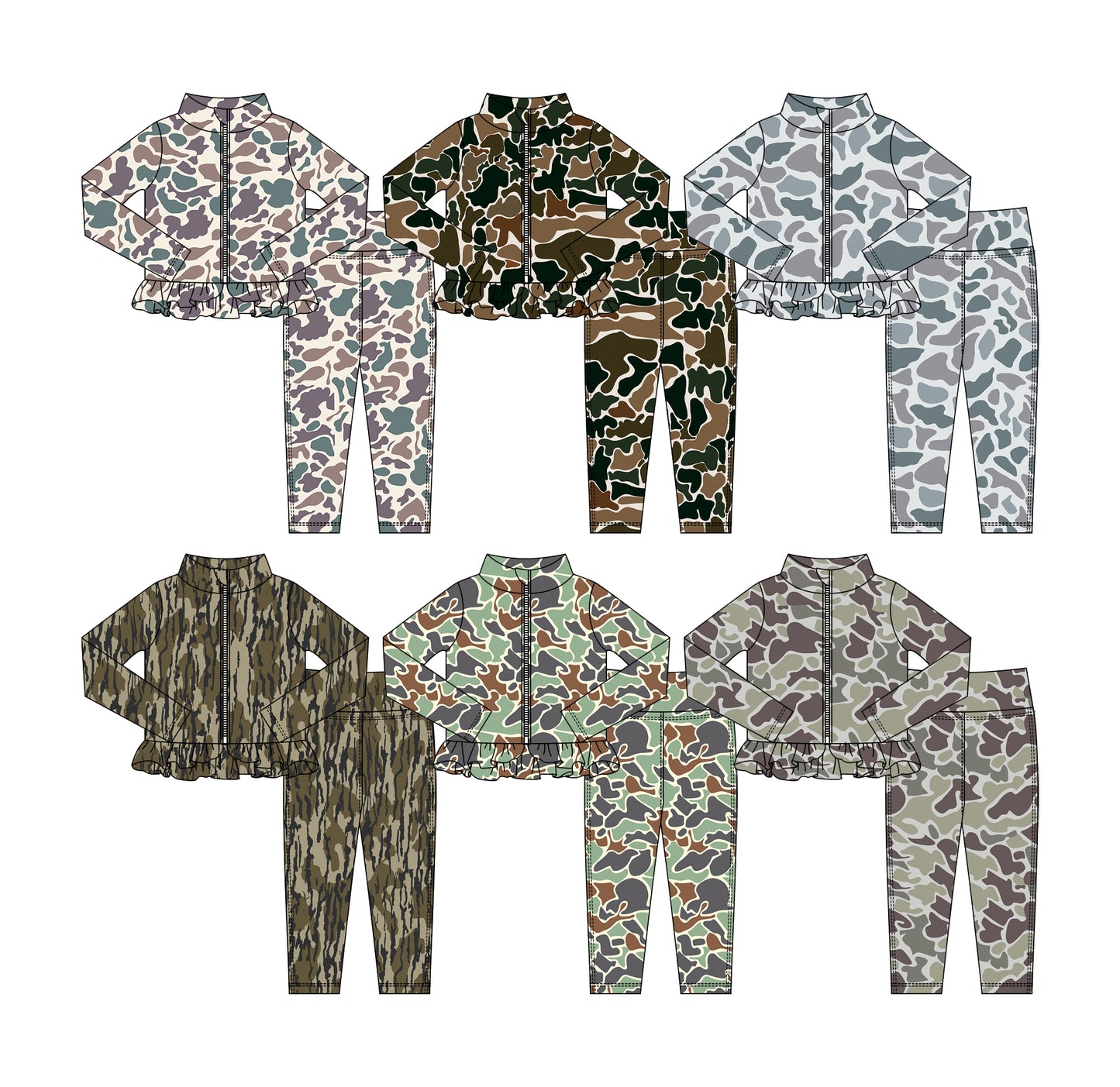 25.10.14 custom each style moq 5 eta 6-8week Sibling Sisters baby girl long sleeve pants sets 6 match family design