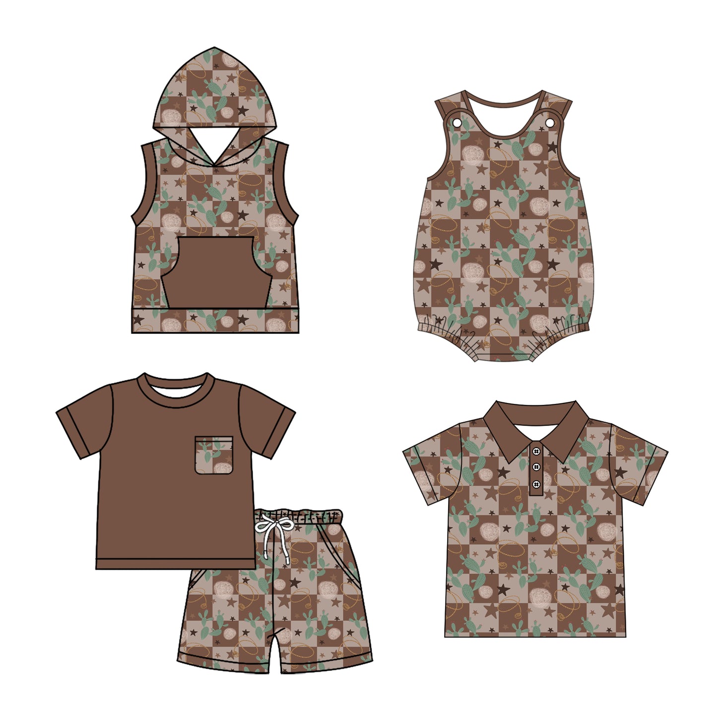 2.11 custom each style moq 5eta 4-6week Sibling Sister baby girl sets and boy rompers 1 and romper 2 and top match family design
