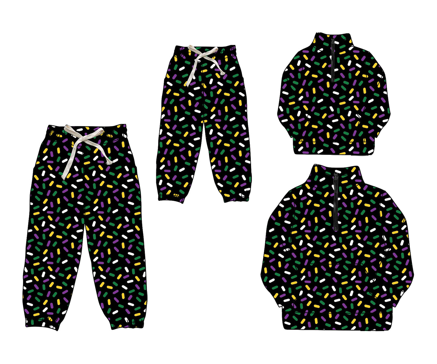 25.9.4 custom each style moq 5eta 4-6week Sibling Sister baby long sleeve top and pant and adult top and adult pant match design