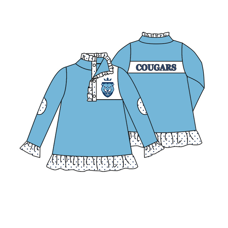 Custom moq 5 mix size milk silk baby girls clothes team sky blue hooded long sleeve tops and shorts and jacket and top 2-25.7.28