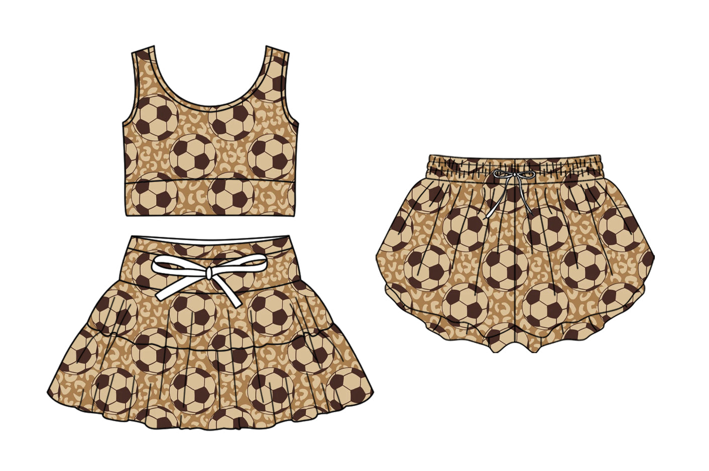 4.2 Custom moq 5 mix size Sibling Baby Girl's Sleeveless Top And Skirt Yoga Set Yoga Shorts Clothing Set