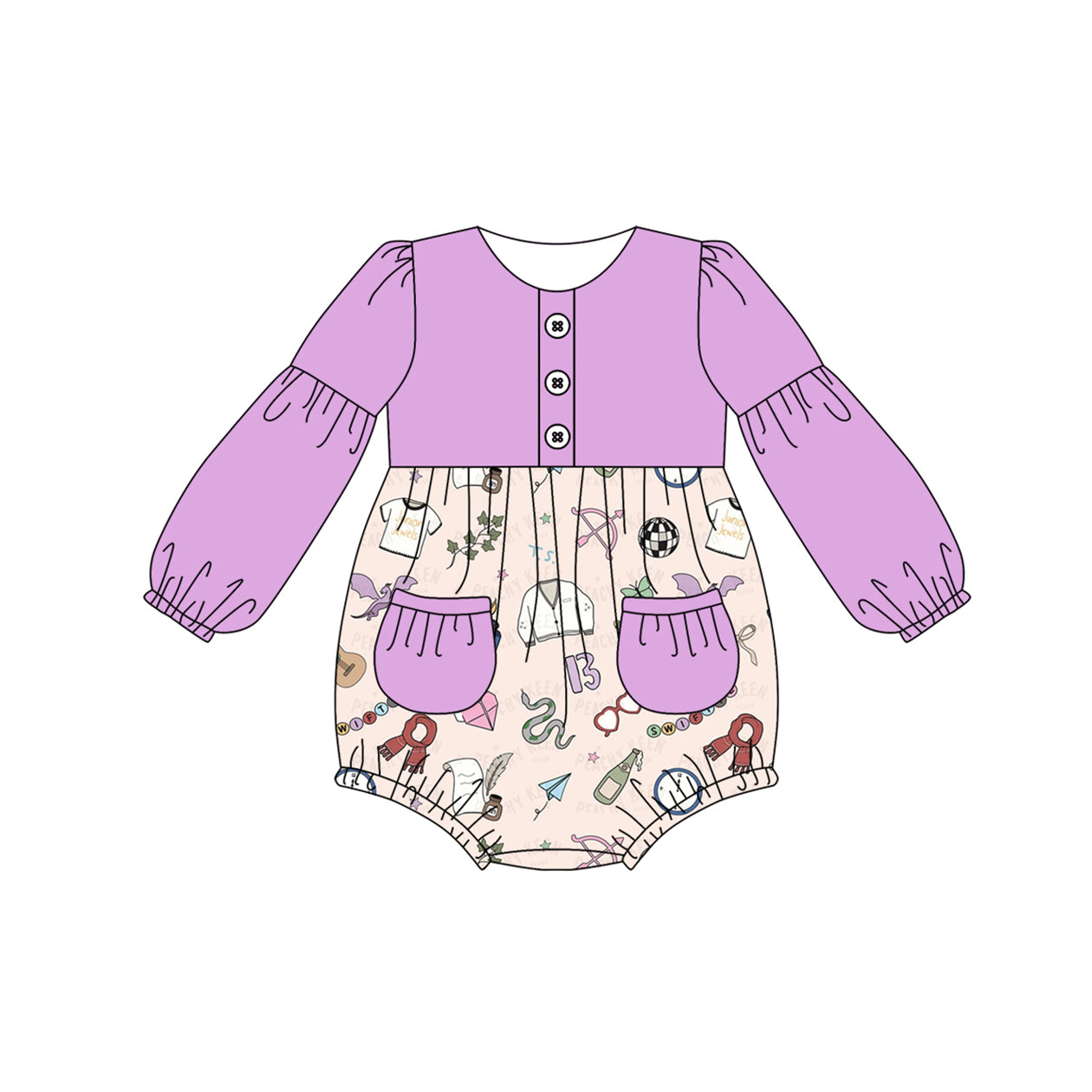7.19 custom each style moq 5eta 4-6week Sibling Sister purple baby girls sets and dress and rompers match family design