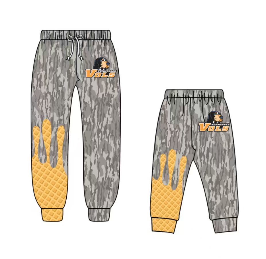 Custom moq 5 mix size milk silk summer teams baby boy clothes long pants and adult pants