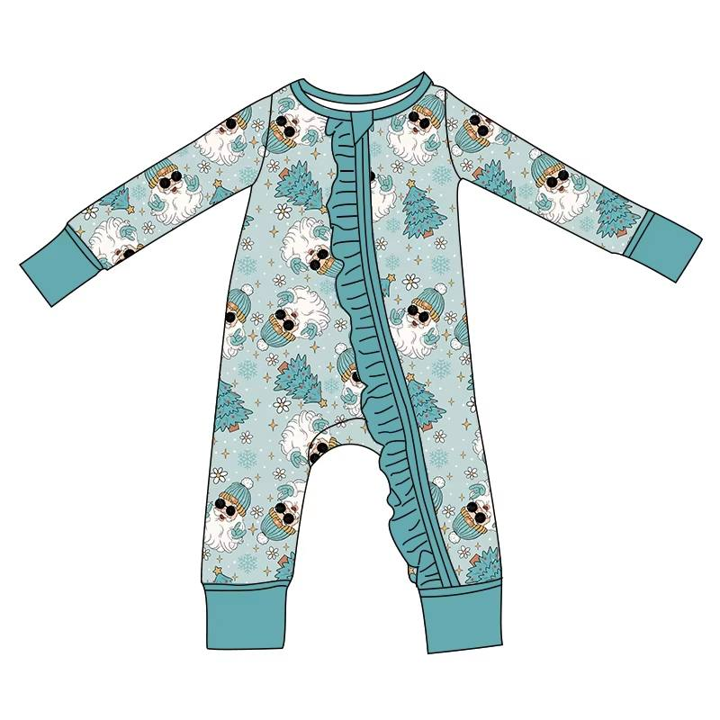 Custom moq 5 each style eta 6-7weeks baby girl clothes Christmas long sleeve romper-25.8.9