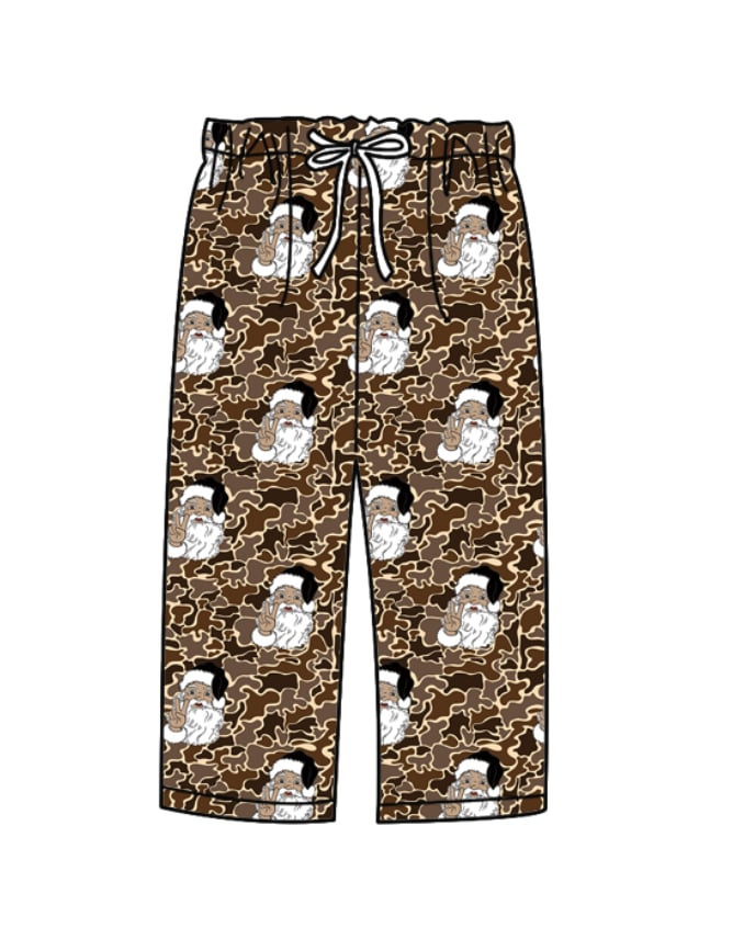 Custom moq 5 each style eta 6-7weeks Summer adult clothes Christmas adult pants
