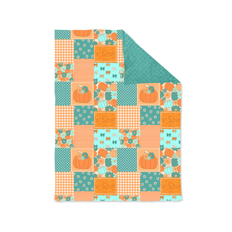 8.3 custom each style moq 5 eta 4-6week baby blanket pumpkin blanket design
