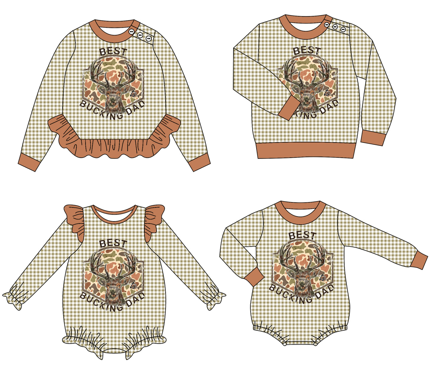25.8.7 custom each style moq 5eta 4-6week Sibling Sisters BEST baby girl long sleeve romper 1 and romper 2 and top 1 and top 2 match family design
