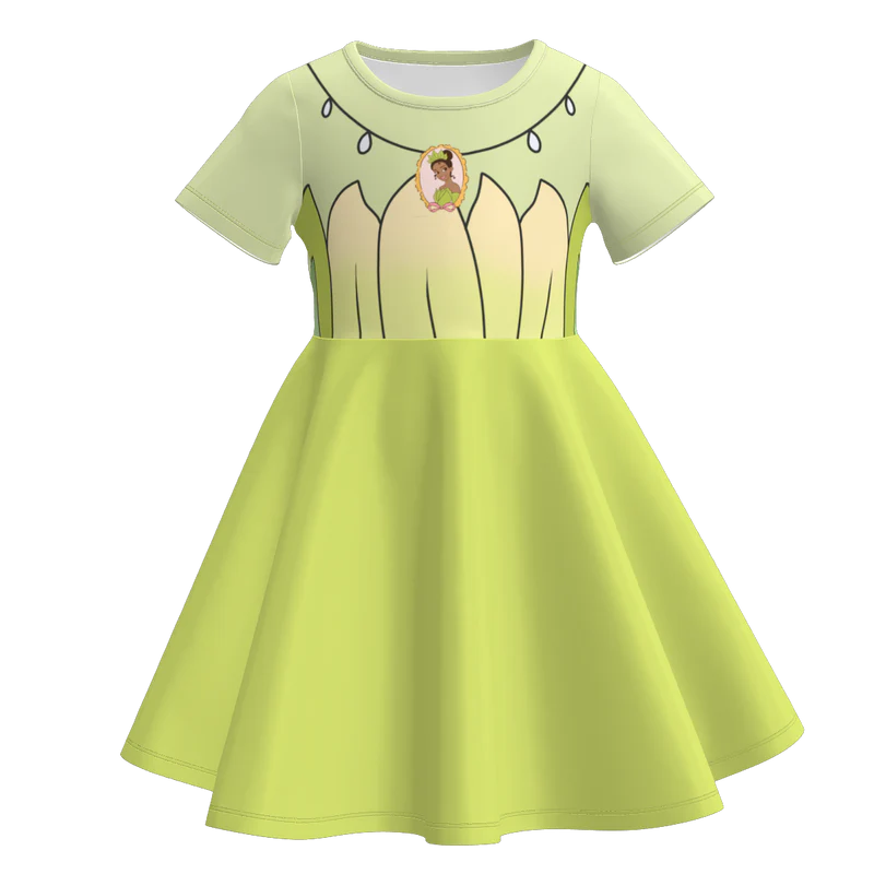 Custom moq 5 each style eta 6-7weeks milk silk baby girls summer short sleeves dresses-25.7.14