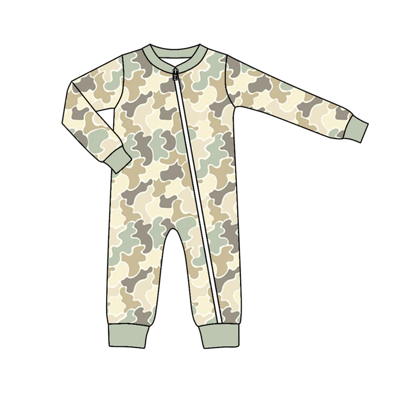 8.6 custom each style moq 5eta 4-6week Sibling Sister camouflage beige baby boys sets and rompers match family design