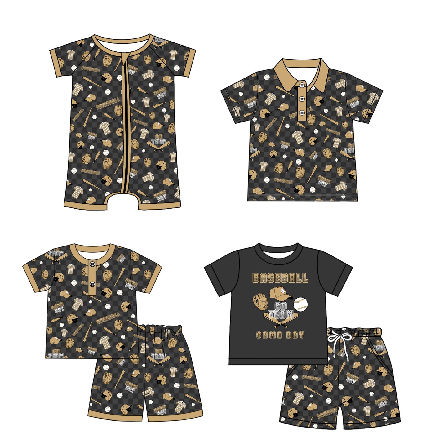 2.10 custom each style moq 5eta 4-6week Sibling Sister baby girl sets 1 and sets 2 and boy rompers and top match family design