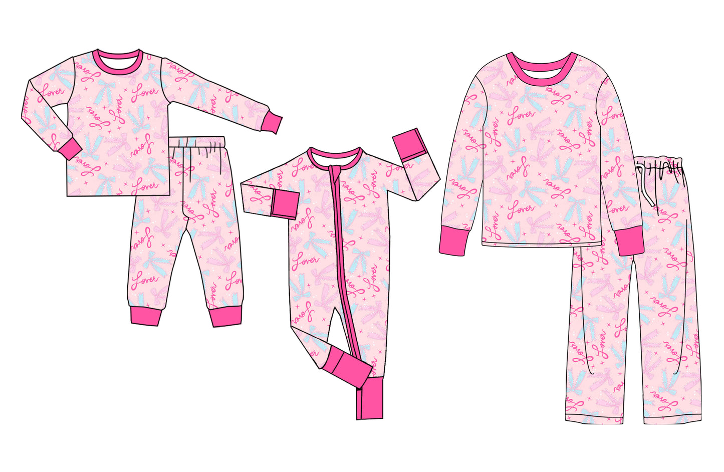 25.9.17 custom each style moq 8 eta 6-8 week Sibling Sister bow baby long sleeve pants sets and romper and adult set match design