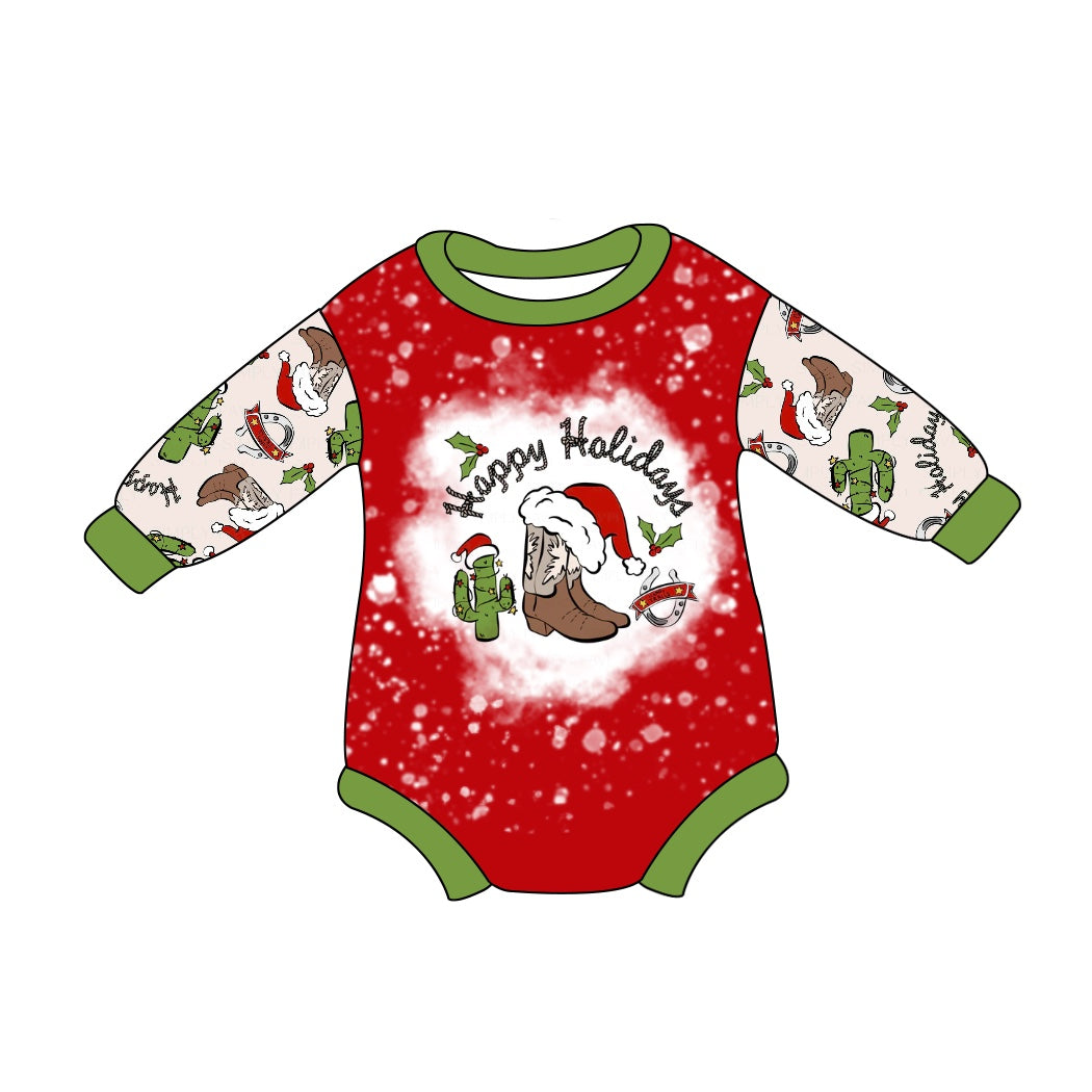 9.3 custom each style moq 5eta 4-6week Sibling Sister Christmas red baby boys sets and rompers match family design