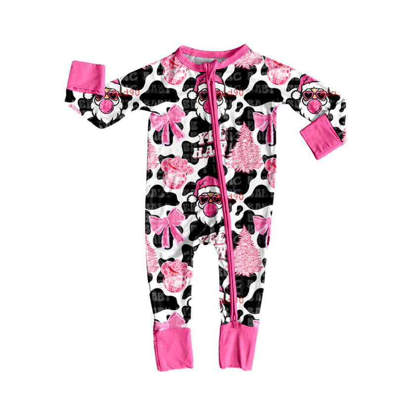 25.8.28 custom each style moq 5eta 4-6week Sibling Sisters Christmas bow baby girl long sleeve pants sets and dress and rompers match family design