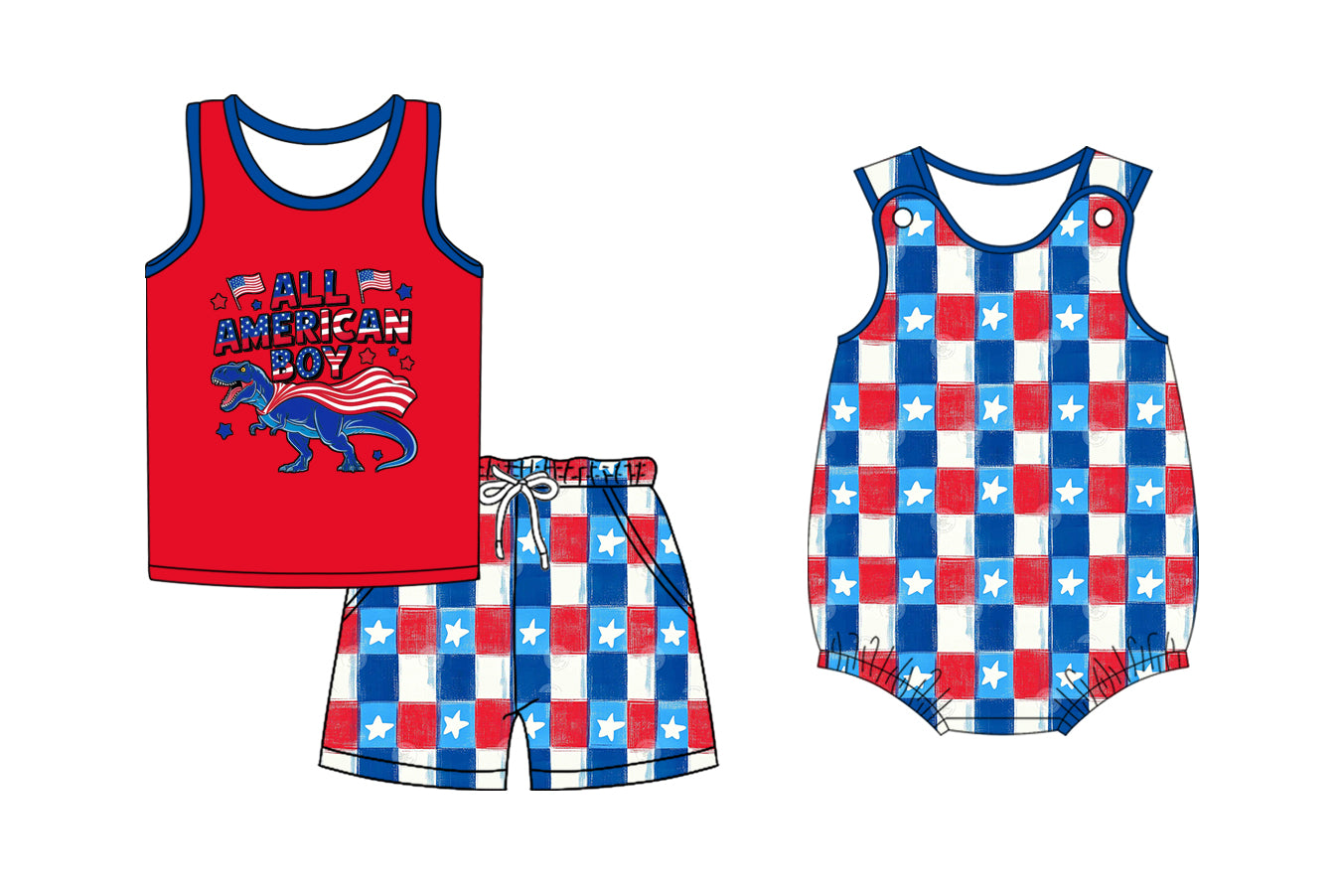 3.1 custom each style moq 5eta 4-6week Sibling Sister American baby girl short sleeve shorts sets and romper match design