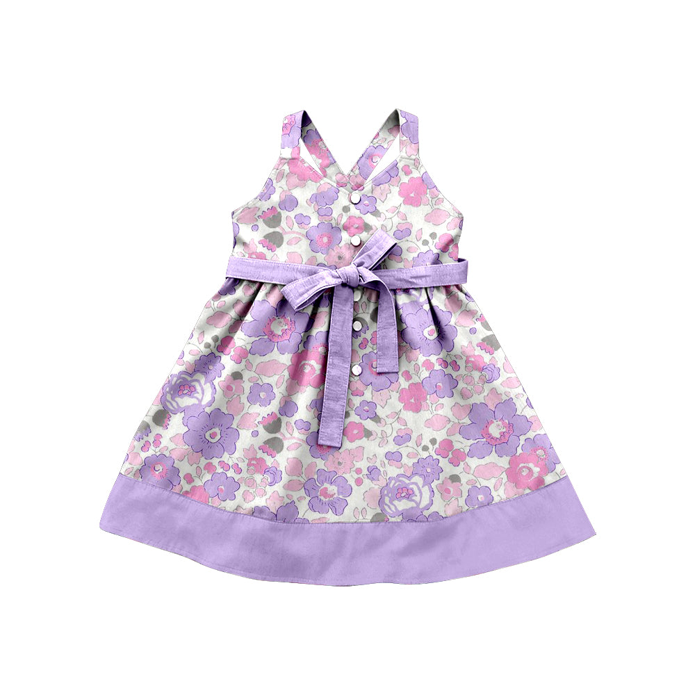 25.10.17 custom each style moq 5 eta 6-8week Sibling Sister baby girl flying sleeve dress 2 match design