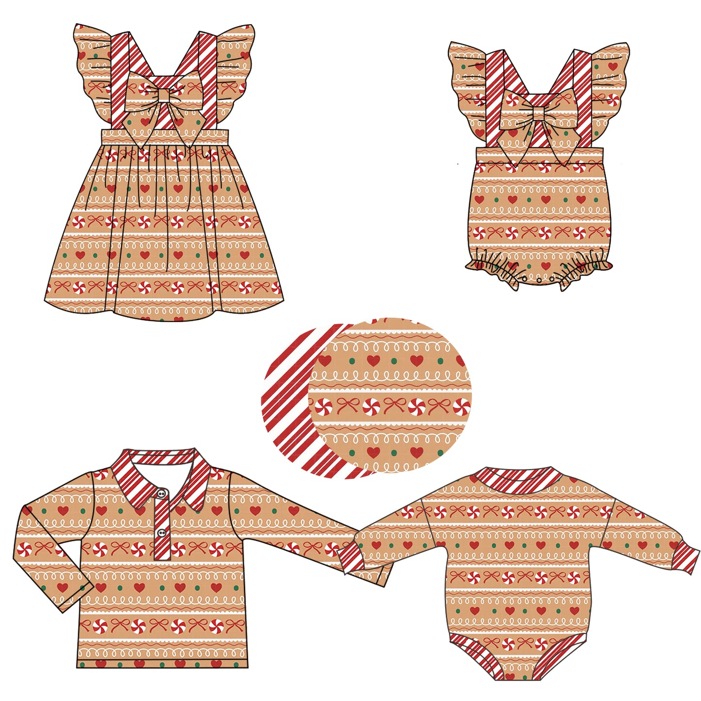 25.7.30 custom each style moq 5eta 4-6week Sibling Sisters baby girls flying sleeve dress and top and short romper and long romper match family design