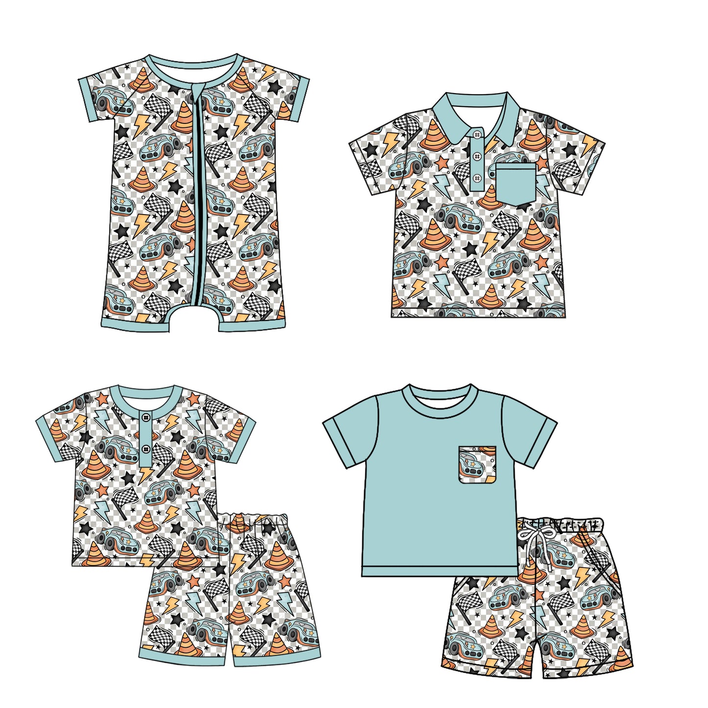 4.7 custom each style moq 5eta 4-6week Sibling Sister baby boy sets 1 and sets 2 and boy rompers and top match family design