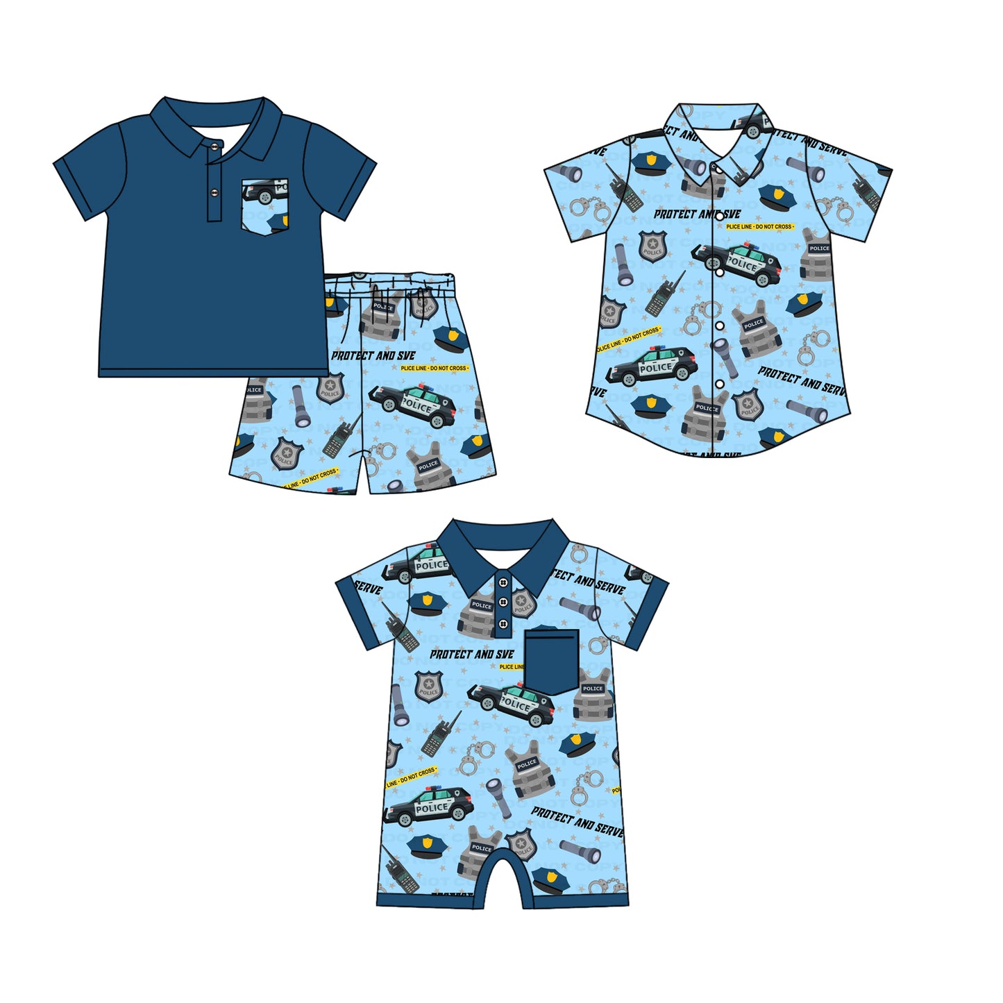 11.13 custom each style moq 5eta 4-6week Sibling Sister car baby girl short sleeve shorts sets and boy romper and top match design