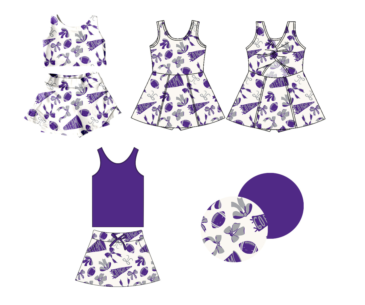 1.16 custom each style moq 5eta 4-6week Sibling Sisters rugby bow baby girl short sleeve shorts sets and dress and rompers match family design