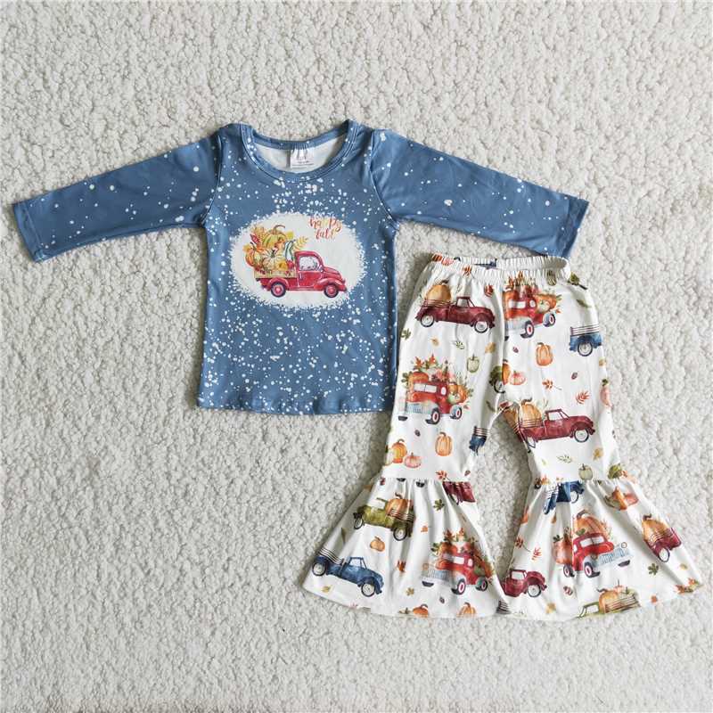 SALES NEW Pumpkin bleached blue set
