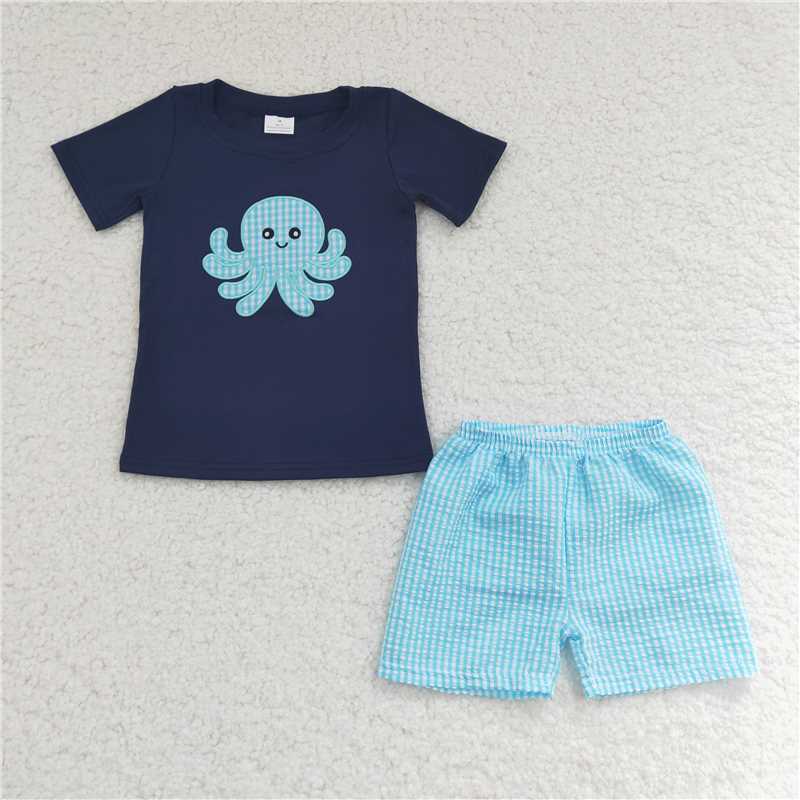 BSSO0088 Baby Boys summer shorts sets clothes sets