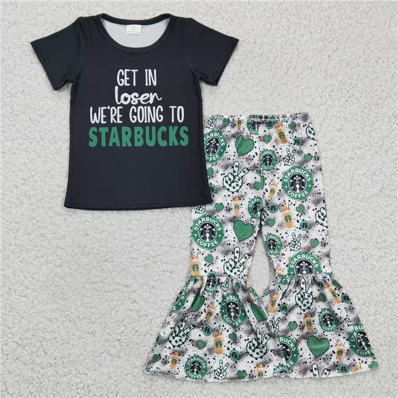 RTS NO MOQ ETA 5-7DAYS GSPO0391 Girls short-sleeved trousers