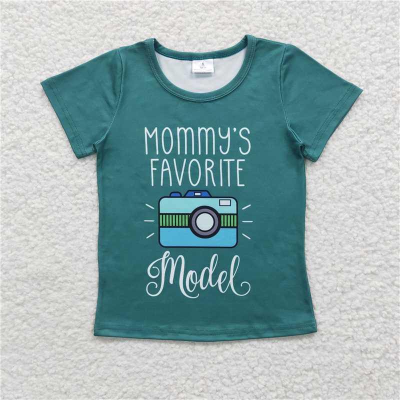 SALES NEW Baby Girls Short Sleeve Letter Print Model Shirts Tops Casual Cotton Blend Kids' Fashion T-Shirt for Girls