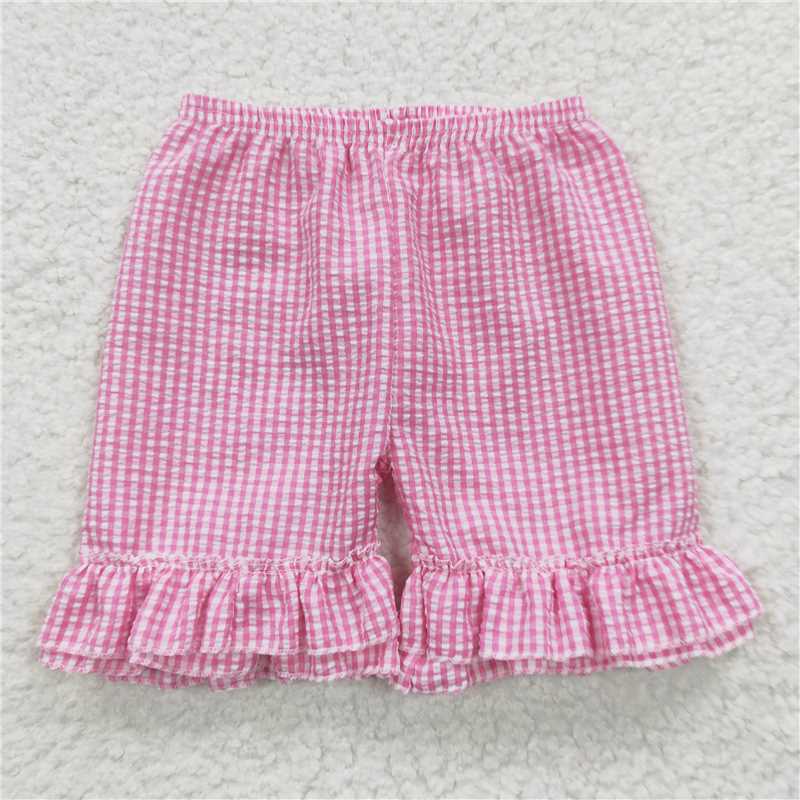 RTS no moq Seersucker girls summer shorts Seersucker shorts girls shorts Seersucker