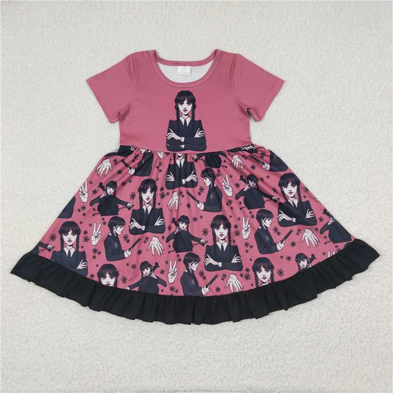 Cute Clothes GSD0288 Black Knee-Length Dress for Baby Girls Infant