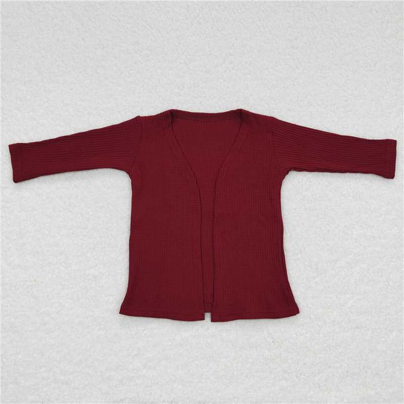 GT0247 Fuchsia Long Sleeve Cardigan Top