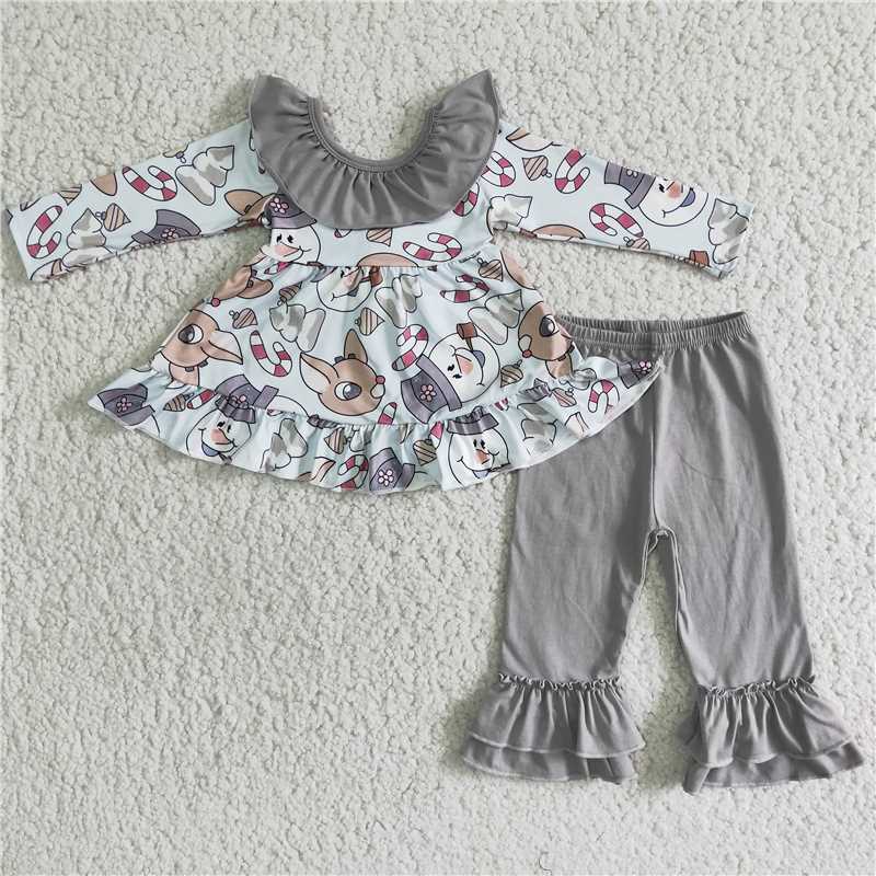 SALES NEW Baby Grey Christmas Bow Set - Holiday Outfit Accessories for Infants