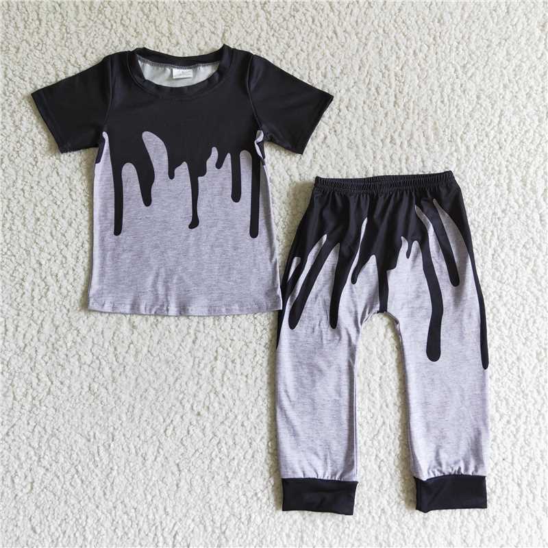 SALES NEW baby boys fall Halloween casual wear pants sets